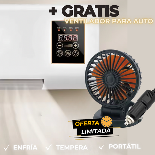 AirPro™ - Mini ventilador tipo Aire acondicionado 2 en 1 + Ventilador para auto gratis